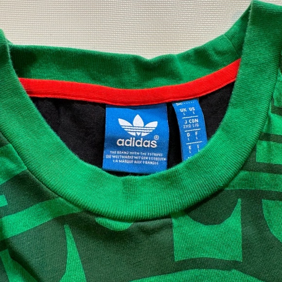 Adidas Originals Football T-Shirt Size L - Picture 2 of 3